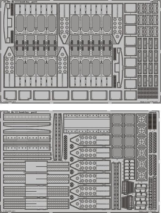 1/32 Aircraft- He111 Bomb Bay for RVL