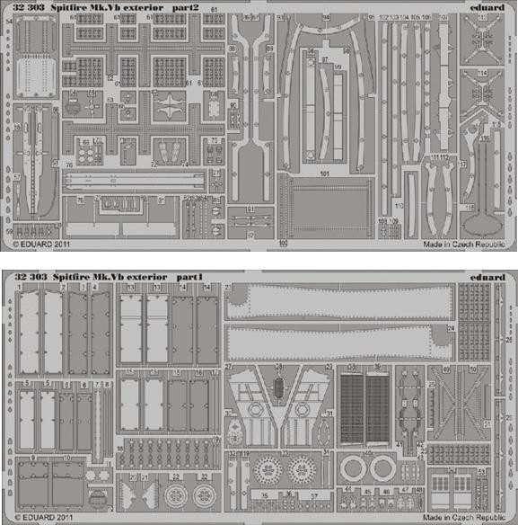 1/32 Aircraft- Spitfire Mk Vb Exterior for HBO (D)