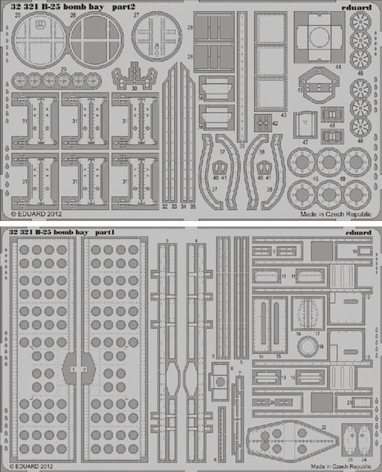 1/32 Aircraft- B25 Bomb Bay for HKM