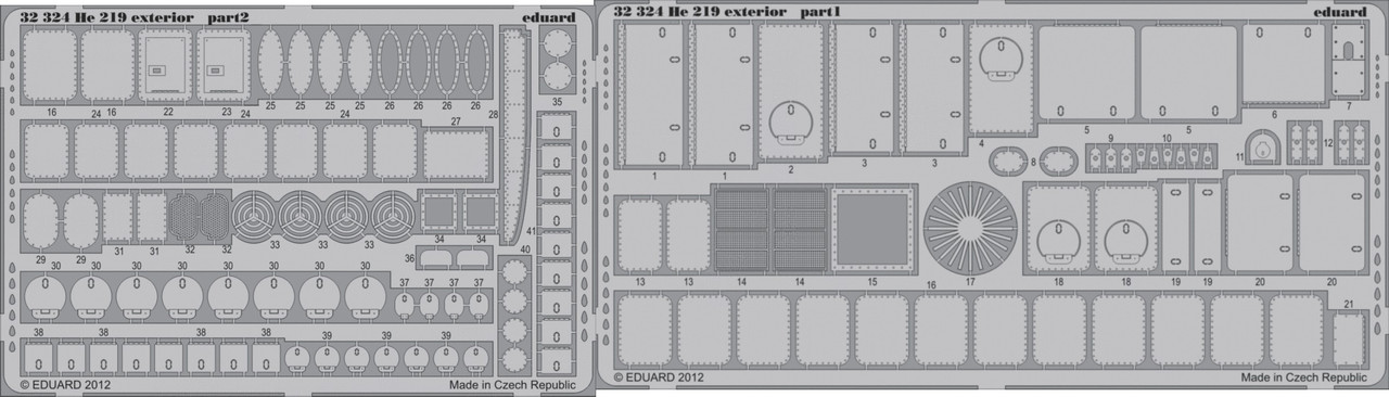 1/32 Aircraft- He219 Exterior for RVL