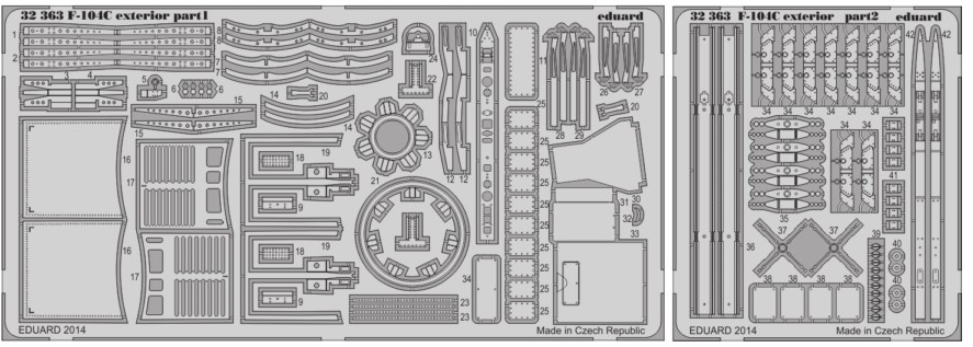 1/32 Aircraft- F104C Exterior for ITA (D)