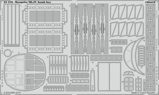 1/32 Aircraft- Mosquito Mk IV Bomb Bay for HKM