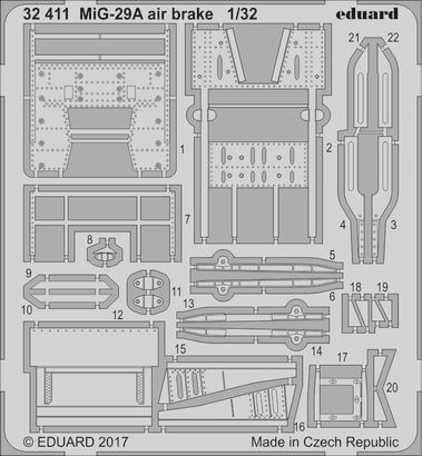 1/32 Aircraft- MiG29A Air Brake for TSM