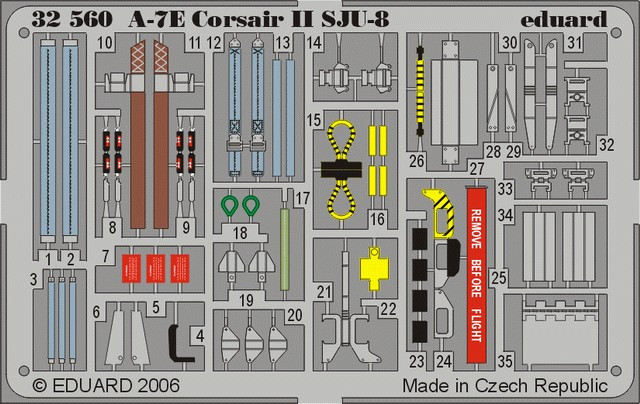 1/32 Aircraft- A7E SJU8 for TSM (Painted) (D)