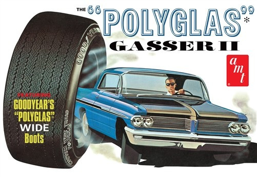 AMT-1092  1/25 1962 Pontiac Catalina Polyglas Gasser II