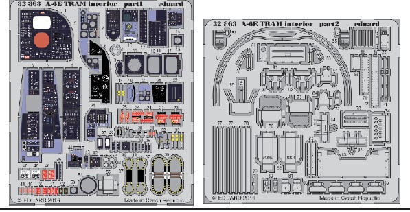 1/32 Aircraft- A6E Tram Interior for TSM (Painted)