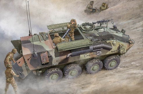 1/35 LAV-M Light Armored Mortar Carrier Vehicle