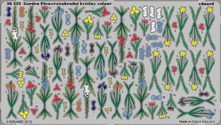 1/35 Garden Flowers (Painted)