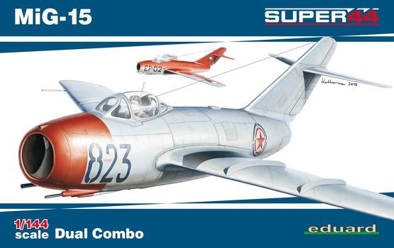 1/144 MiG15 Fighter Dual Combo (Ltd Edition Plastic Kit)