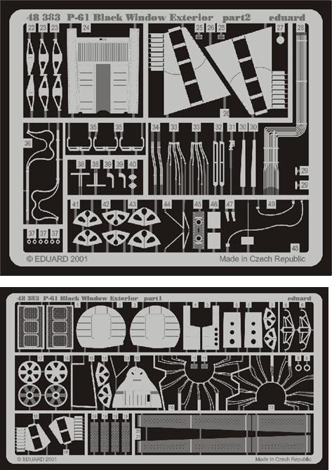 1/48 Aircraft- P61 Exterior for RMX