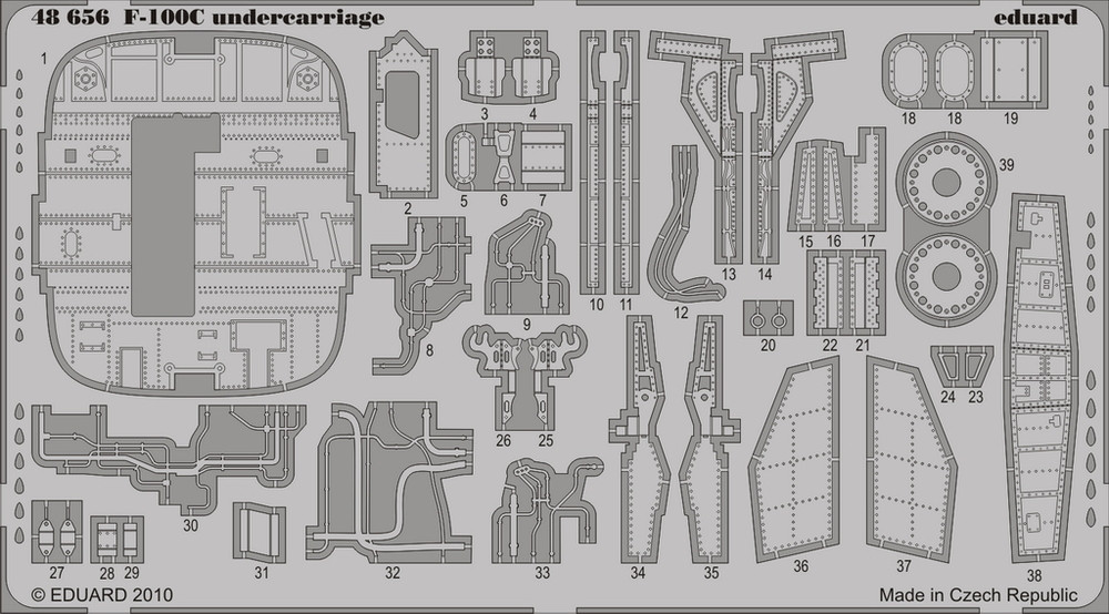 1/48 Aircraft- F100C Undercarriage for TSM