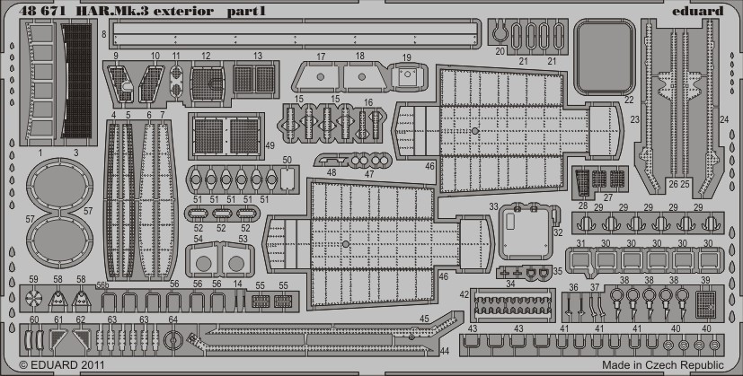 1/48 Aircraft- HAR Mk 3 Exterior for HSG