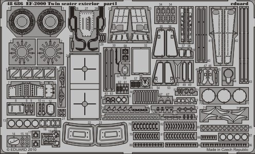 1/48 Aircraft- EF2000 2-Seater Exterior for RVL (D)