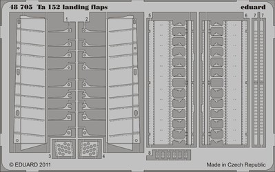 1/48 Aircraft- Ta152 Landing Flaps for HBO (D)