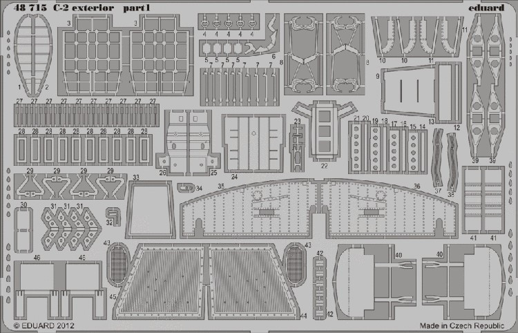 1/48 Aircraft- C2 Exterior for KIN