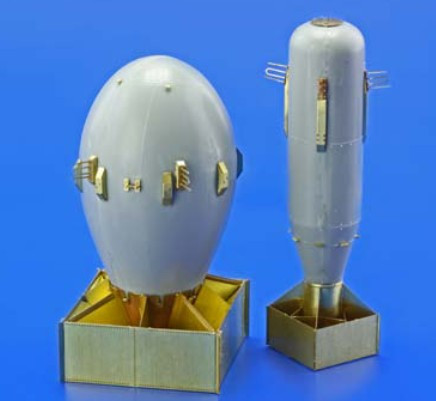 1/48 Aircraft- B29 A Bombs added details for RMX Model of bombs