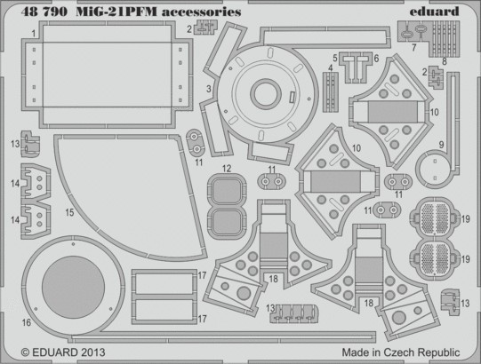 1/48 Aircraft- MiG21 PFM Accessories for EDU