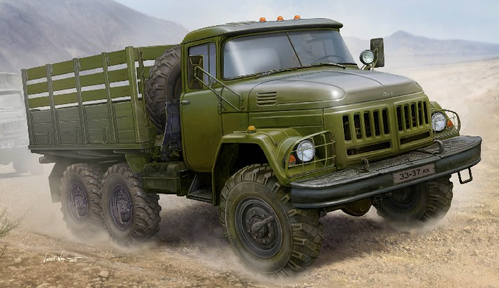 1/35 Russian Zil131 Military Truck w/Stake Body