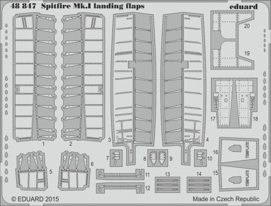 1/48 Aircraft- Spitfire Mk I Landing Flaps for ARX