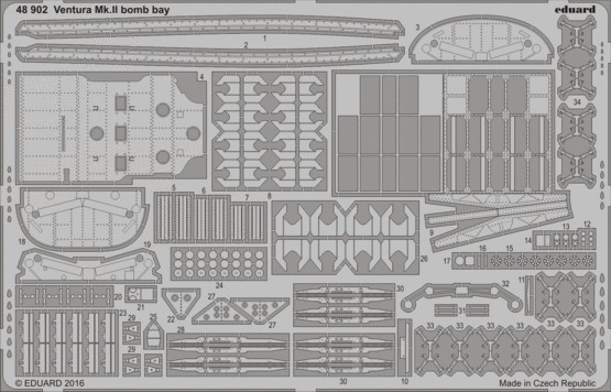 1/48 Aircraft- Ventura Mk II Bomb Bay for RVL