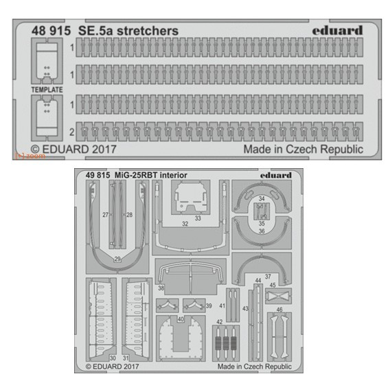 1/48 Aircraft- SE5a Stretchers for EDU