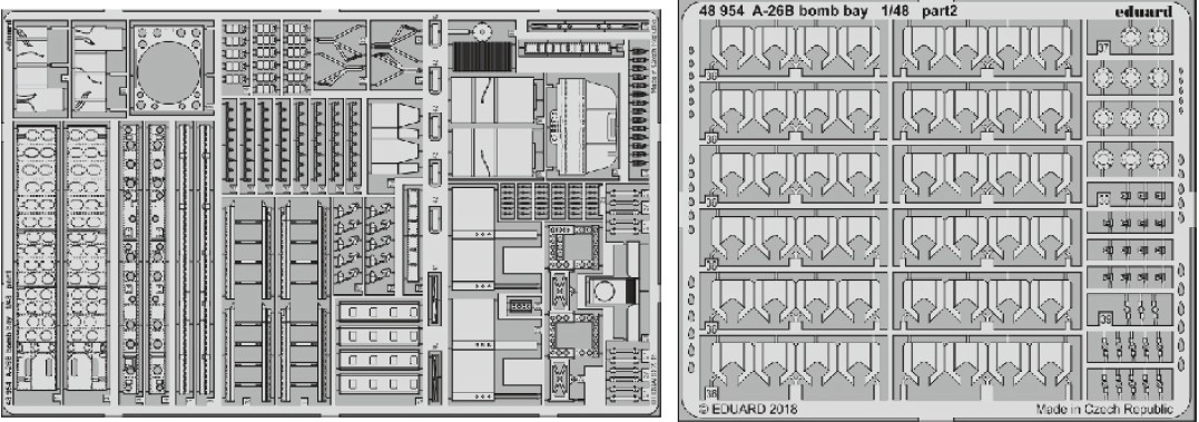 1/48 Aircraft- A26B Bomb Bay for RVL