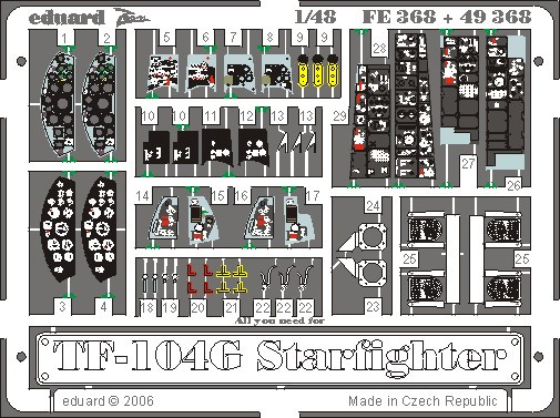 1/48 Aircraft- TF104G Starfighter for HSG (Painted)