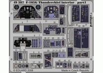 1/48 Aircraft- F105G Interior for RVL (Painted Self Adhesive)