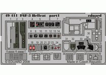 1/48 Aircraft- F6F3 Hellcat for EDU (Painted Self Adhesive)