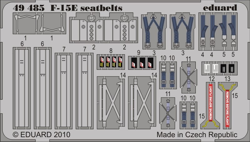 1/48 Aircraft- Seatbelts F15E for ACY (Painted) (D)