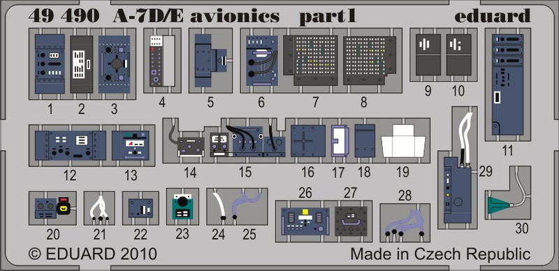 1/48 Aircraft- A7D/E Avionics for HBO (Painted)