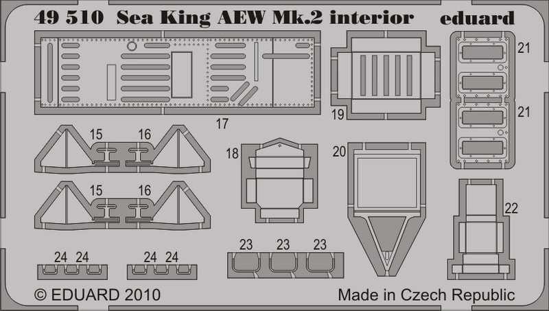1/48 Aircraft- Sea King AEW Mk II for HSG (Painted Self Adhesive)