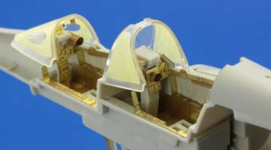 1/48 Aircraft- Mirage F1B Interior for KTY (Painted Self Adhesive)