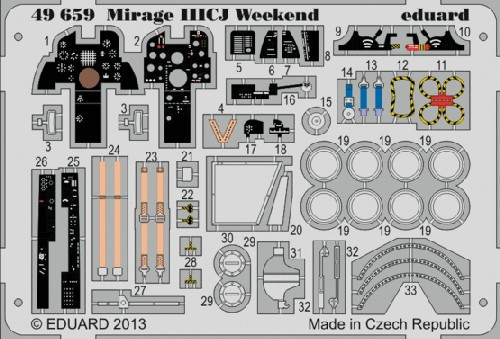 1/48 Aircraft- Mirage III CJ Weekend for EDU (Painted)
