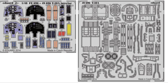 1/48 Aircraft- T38A for TSM (Painted Self Adhesive)