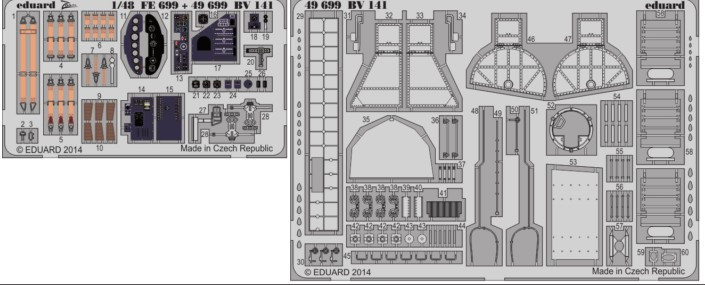 1/48 Aircraft- BV141 for HBO (Painted Self Adhesive)