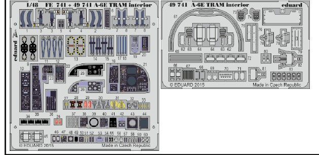 1/48 Aircraft- A6E TRAM Interior for HBO (Painted)