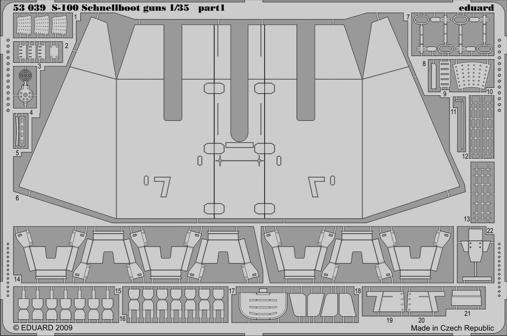 1/35 Ship- S100 Schnellboot Guns for ITA