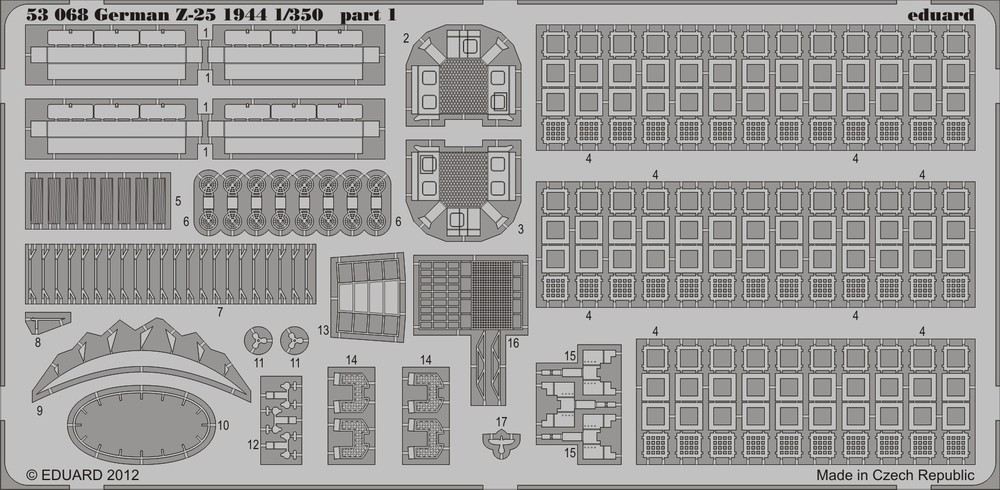 1/350 Ship- German Z25 1944 for TSM