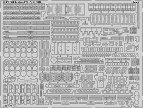 1/350 Ship- USS Saratoga CV3 Pt.2 for TSM