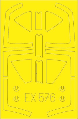 1/48 Mask Aircraft- Harrier T2/T4/T8 for KIN
