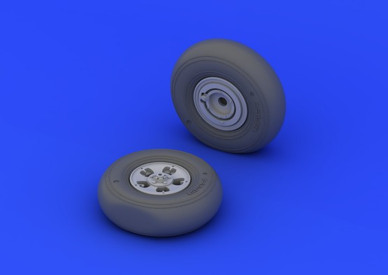 1/32 Aircraft- Spitfire Mk I/II Wheels for RVL (Photo-Etch & Resin)