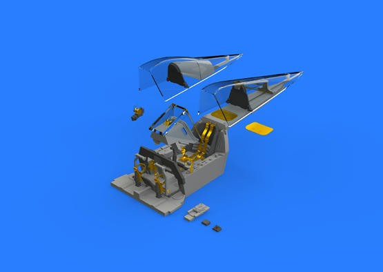 1/32 Aircraft- Fw190A8 Cockpit for RVL (Photo-Etch & Resin)