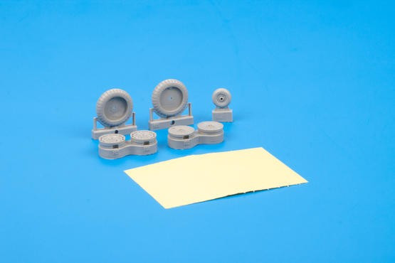 1/32 Aircraft- Fw190A8 Wheels for RVL (Resin & Mask)
