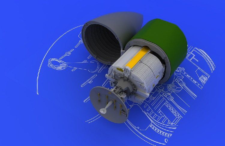 1/48 Aircraft- F4J/S Radar for HSG (Photo-Etch & Resin)