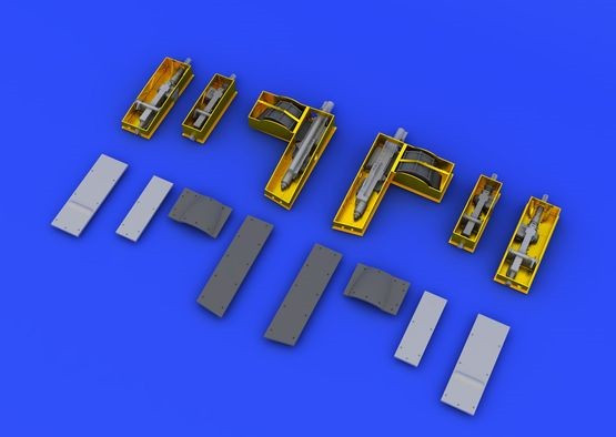 1/48 Aircraft- Spitfire Mk V Gun Bays for ARX (Photo-Etch & Resin)