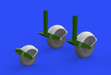 1/48 Aircraft- Meteor F8 Wheels for ARX (Resin & Mask)