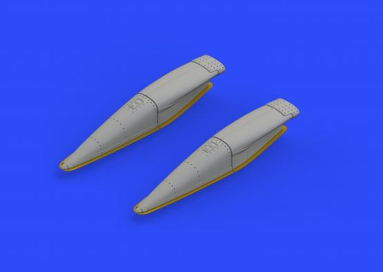 1/48 Aircraft- F8E Crusader Air Intakes for HSG (Photo-Etch & Resin)