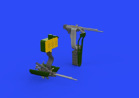 1/48 Aircraft- Pe2 UBT Guns for EDU & ZVE (Photo-Etch & Resin)