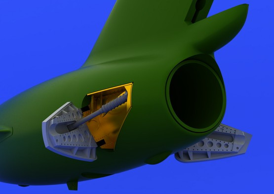 1/72 Aircraft- MiG15 Airbrakes for EDU (Photo-Etch & Resin)